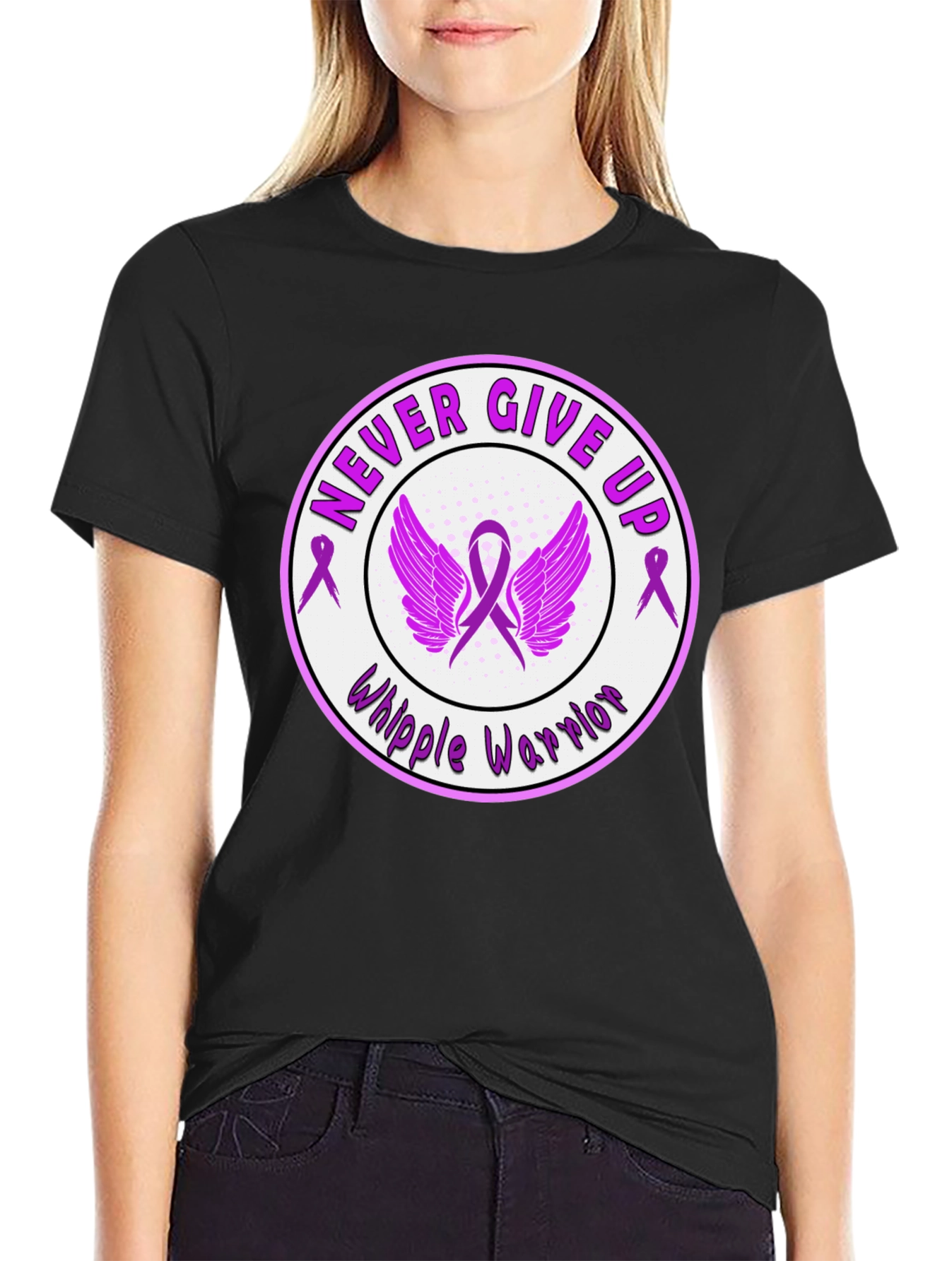 Whipple Warrior T-Shirt - Never Give Up