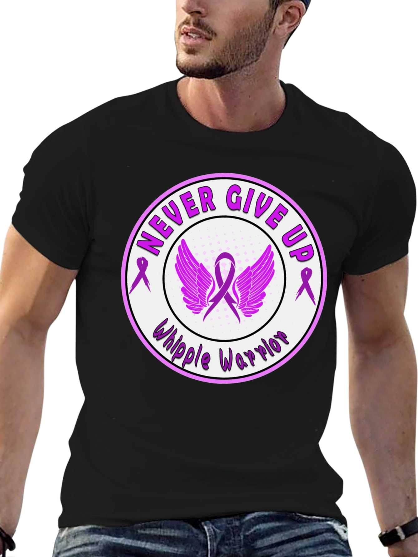 Whipple Warrior T-Shirt - Never Give Up