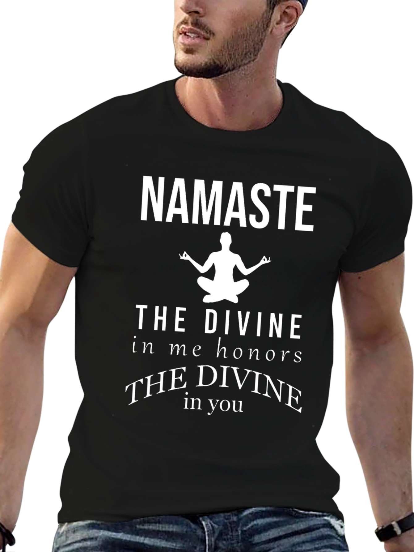 Namaste Divine Honor Yoga Graphic T-Shirt