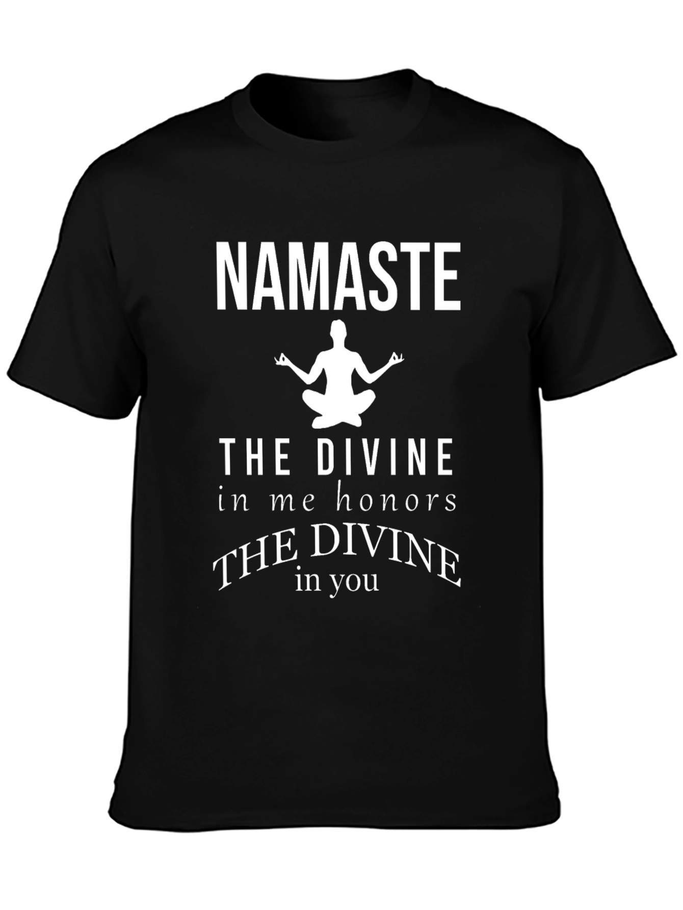 Namaste Divine Honor Yoga Graphic T-Shirt