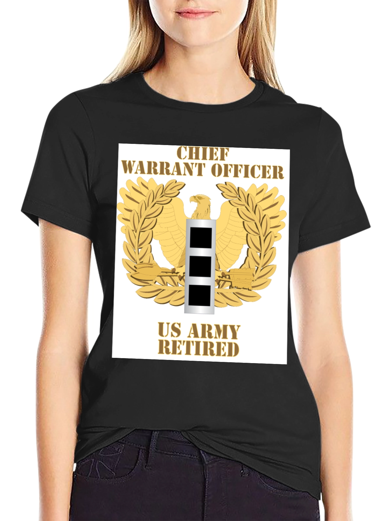 US Army Chief Warrant Officer Retired T-Shirt