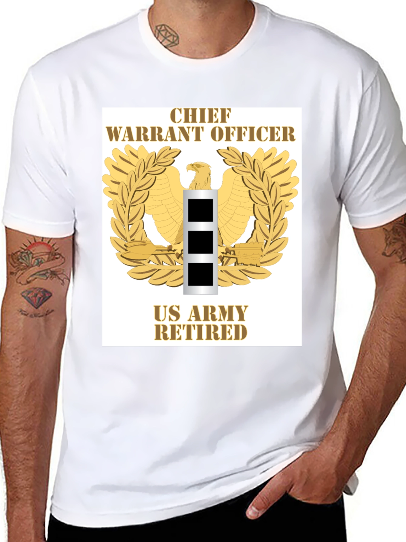 US Army Chief Warrant Officer Retired T-Shirt