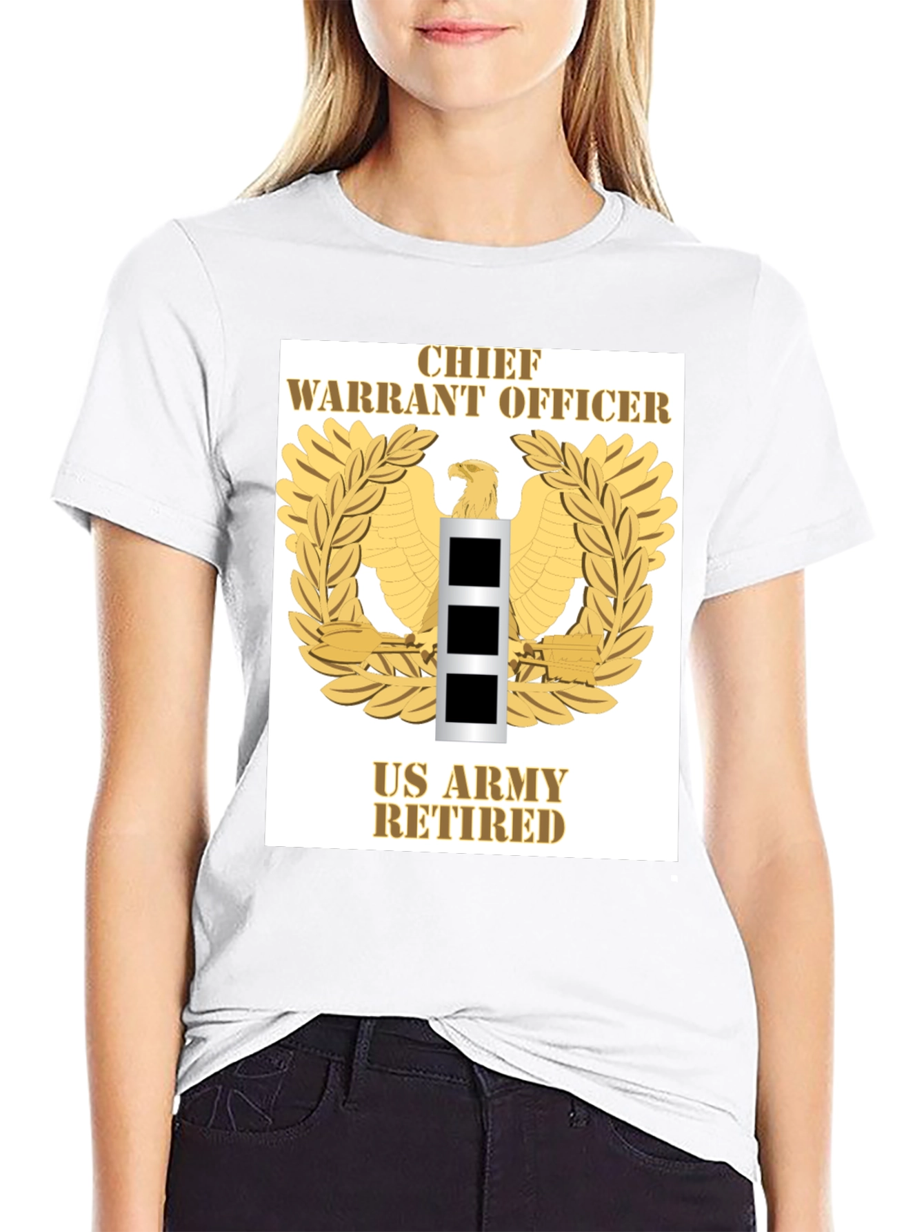 US Army Chief Warrant Officer Retired T-Shirt