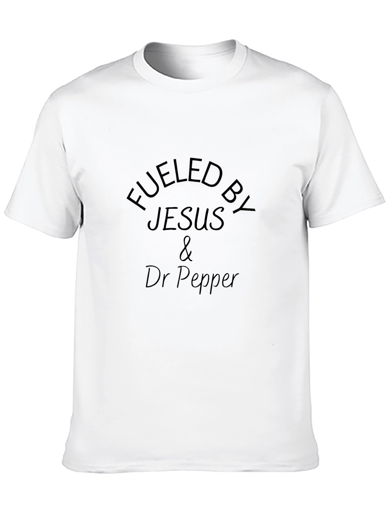 Fueled by Jesus & Dr Pepper Graphic T-Shirt