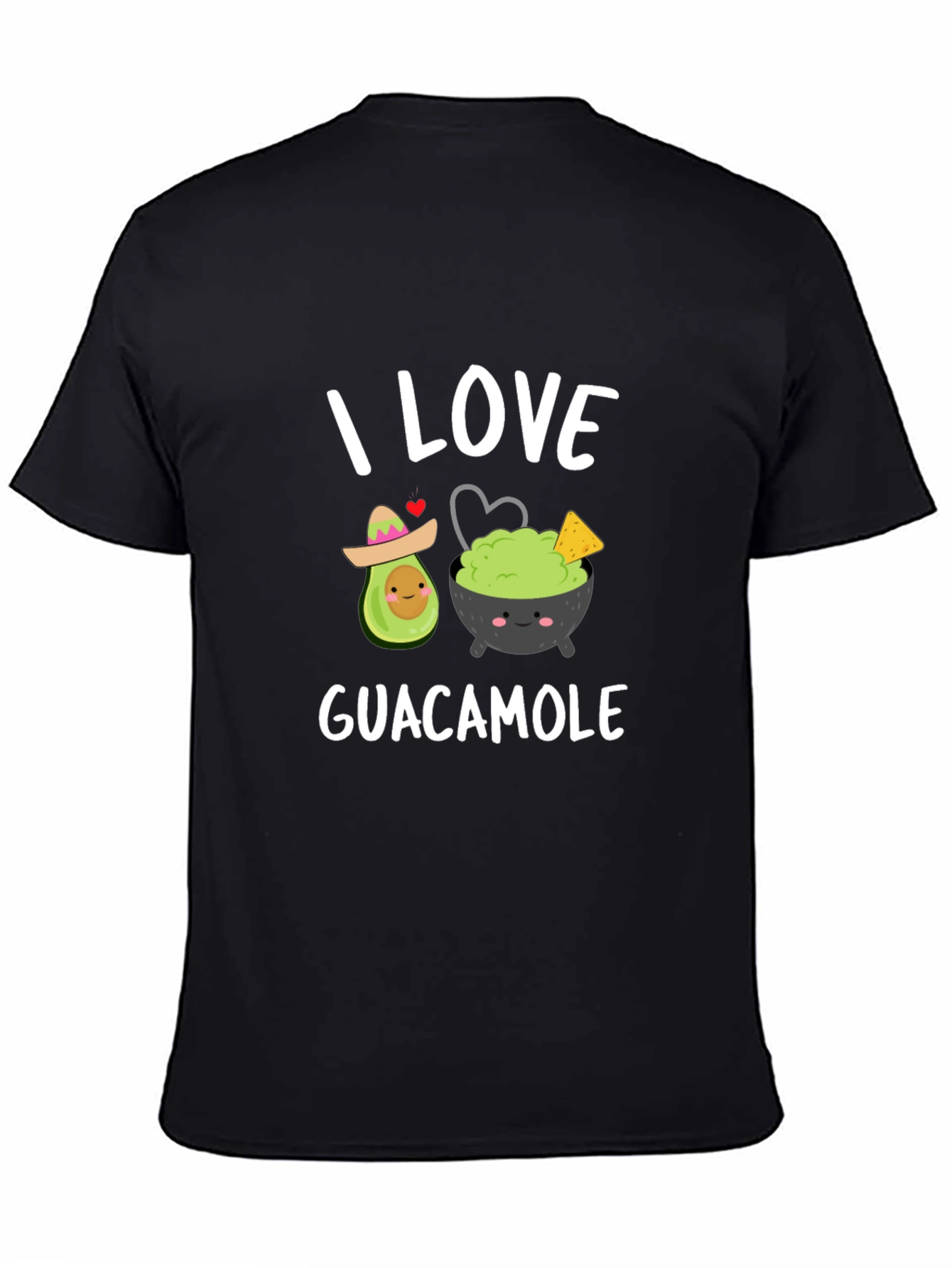 I Love Guacamole T-Shirt - Avocado & Dip Design