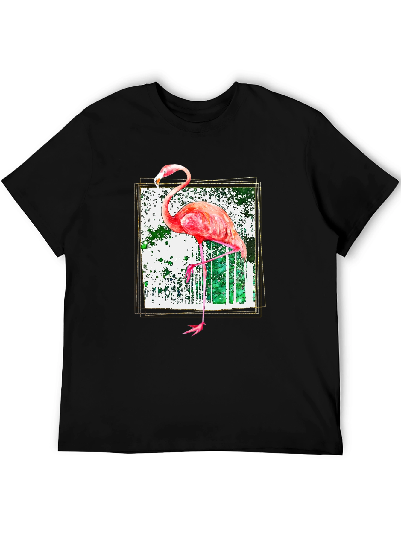 Flamingo Graphic Tee - Stylish Mens T-Shirt