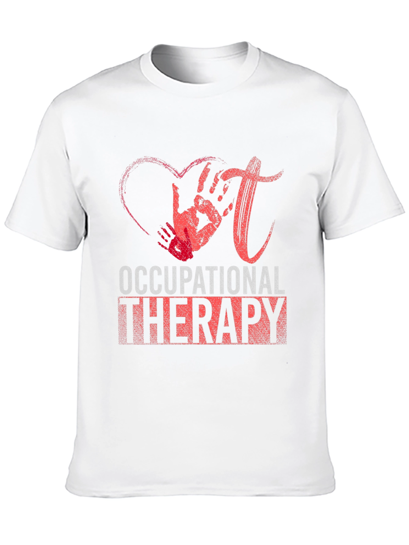 Occupational Therapy T-Shirt - Hand Heart Design