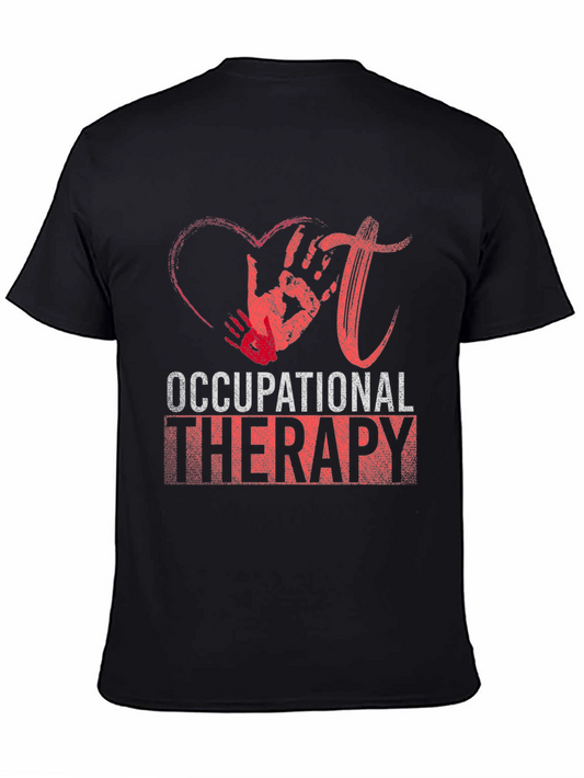 Occupational Therapy T-Shirt - Hand Heart Design