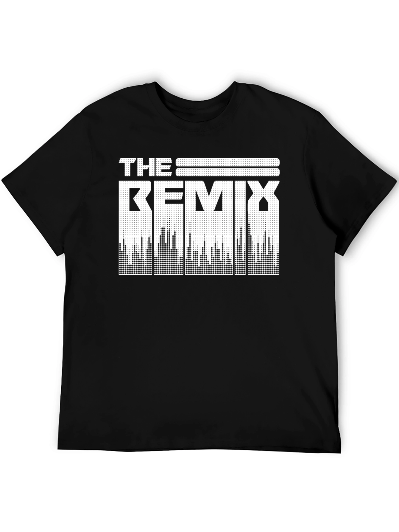 The Remix Graphic Print Black Crew Neck T-Shirt