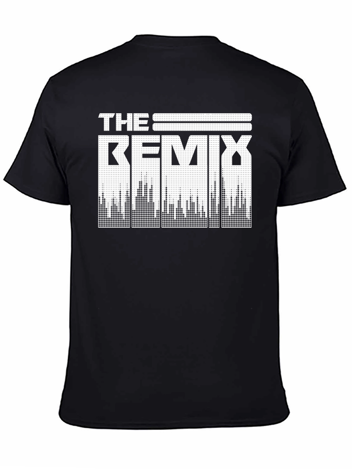 The Remix Graphic Print Black Crew Neck T-Shirt
