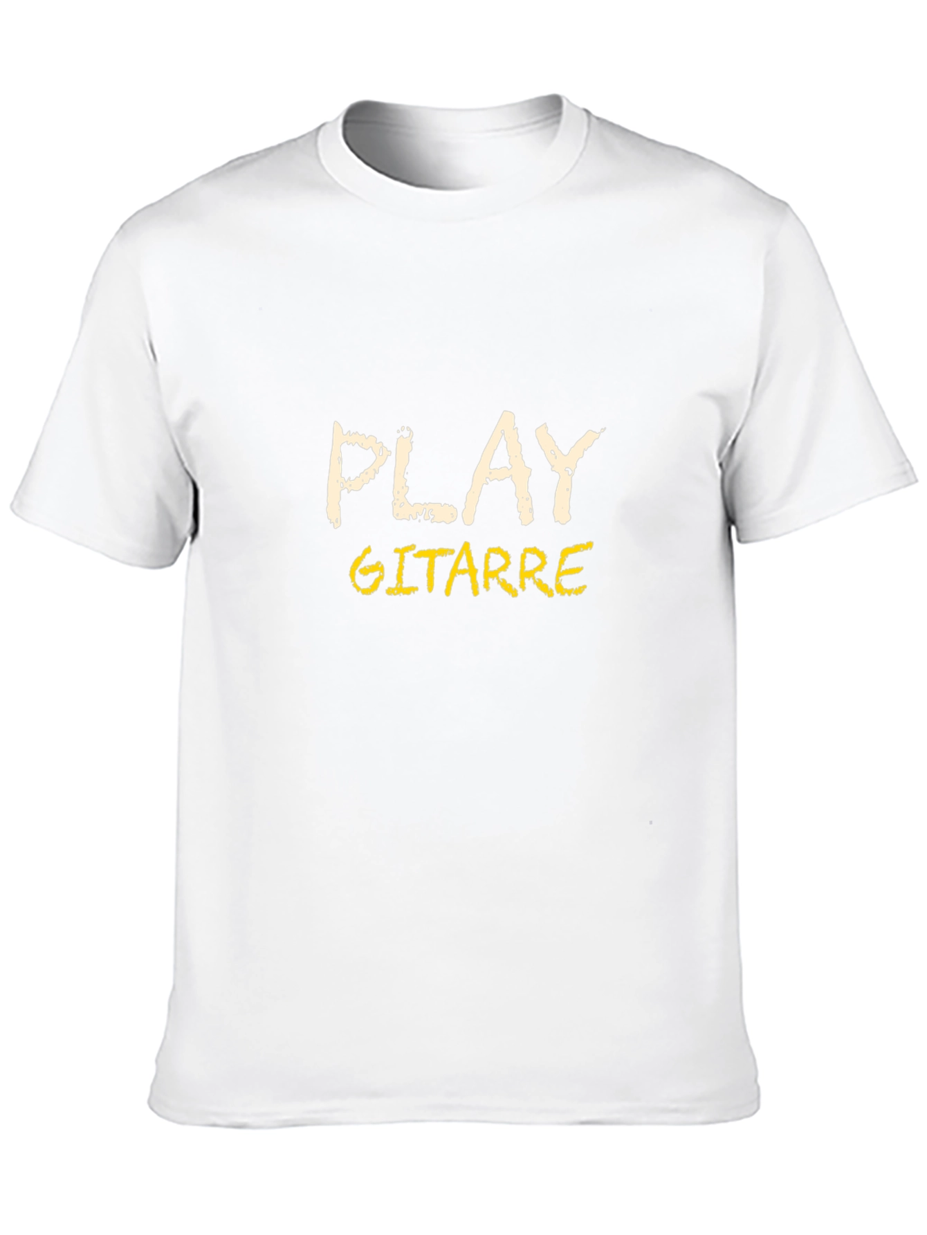 Play Guitar T-Shirt - Black Cotton Tee
