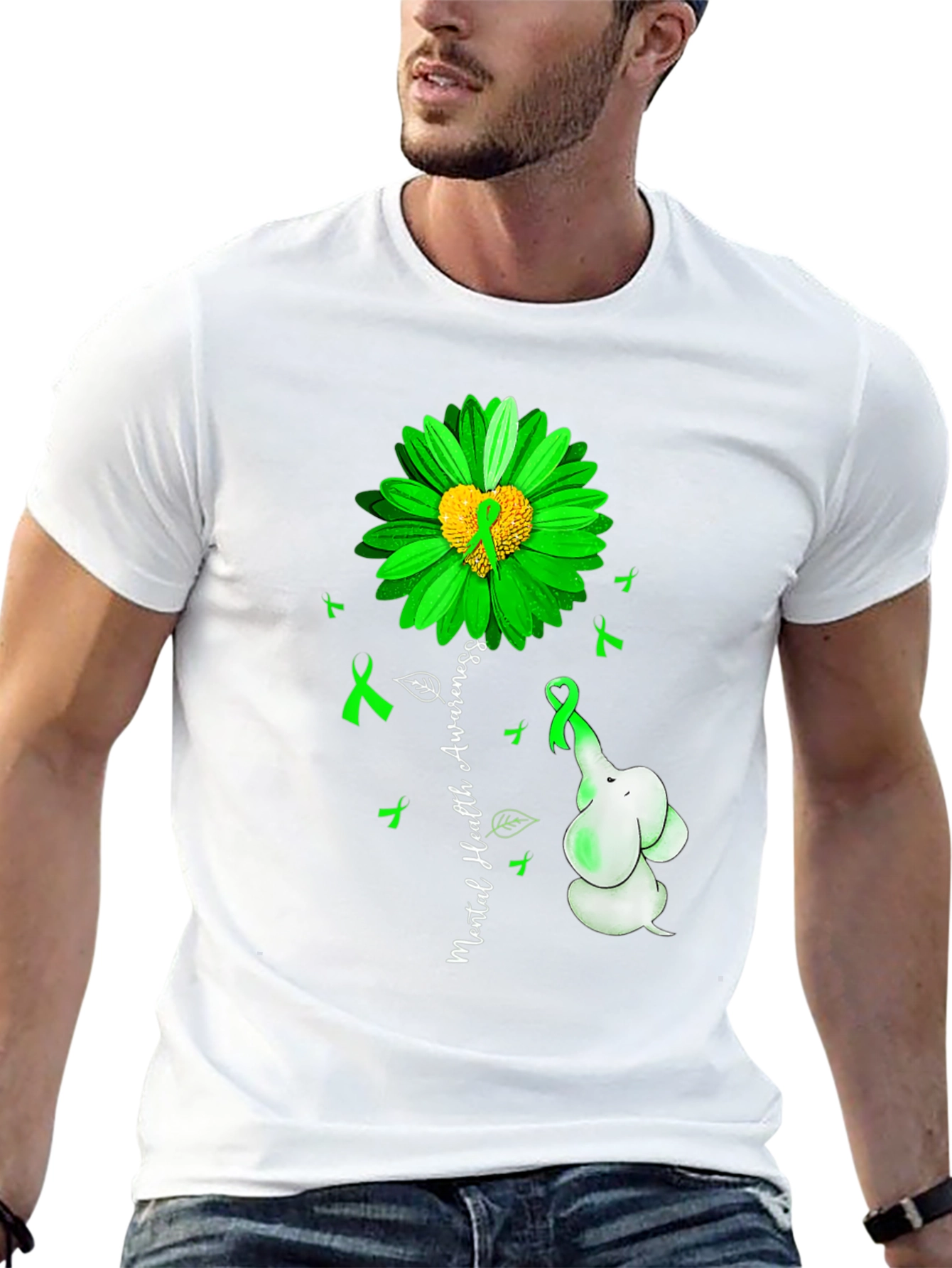 Mental Health Awareness Elephant T-Shirt