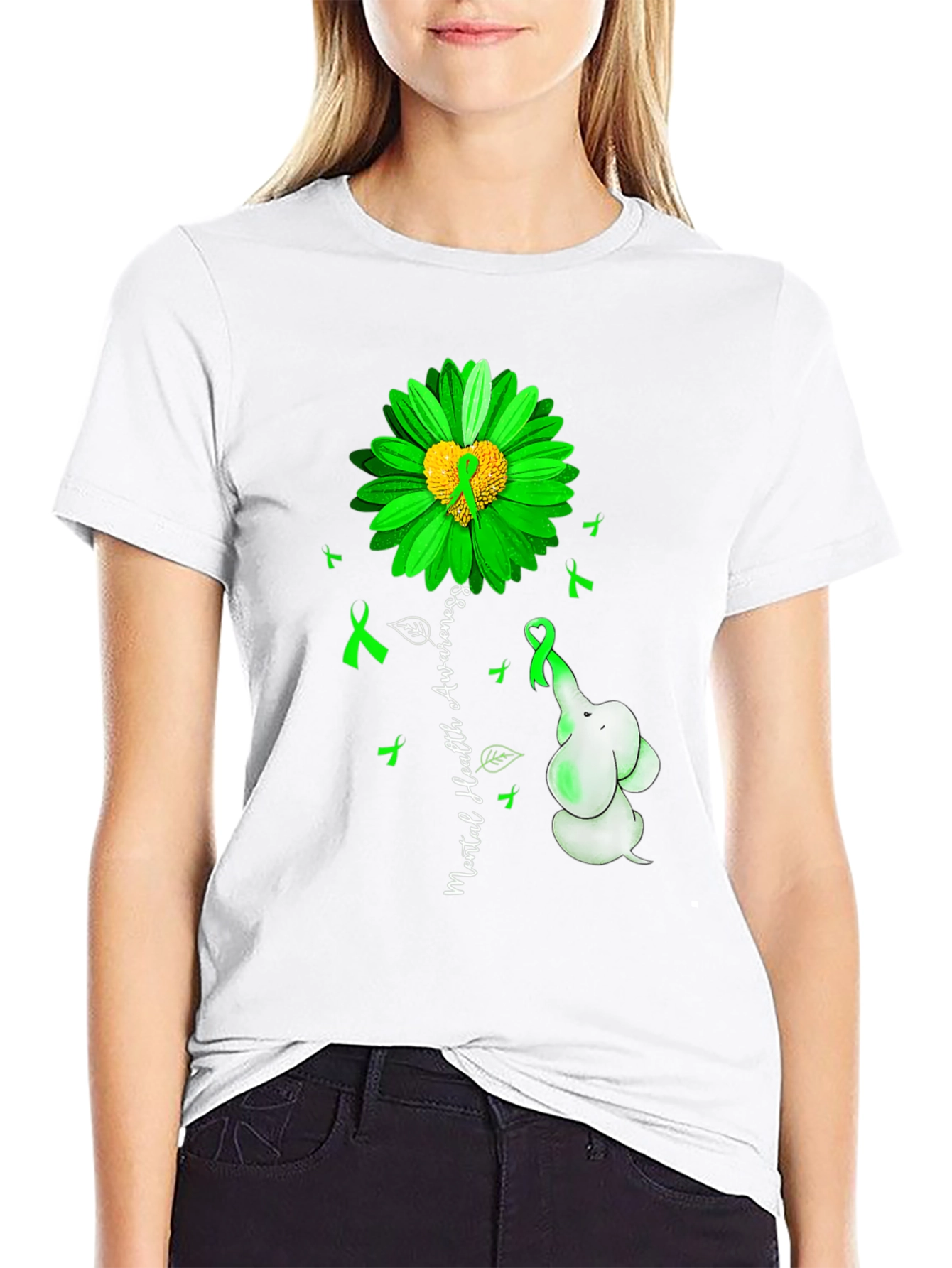 Mental Health Awareness Elephant T-Shirt