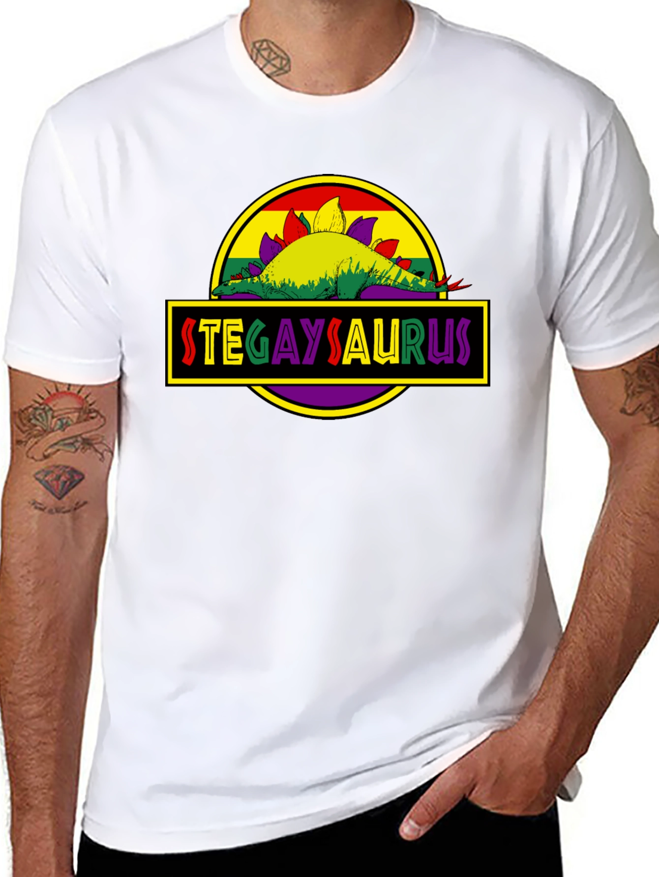 Stegaysaurus Pride T-Shirt