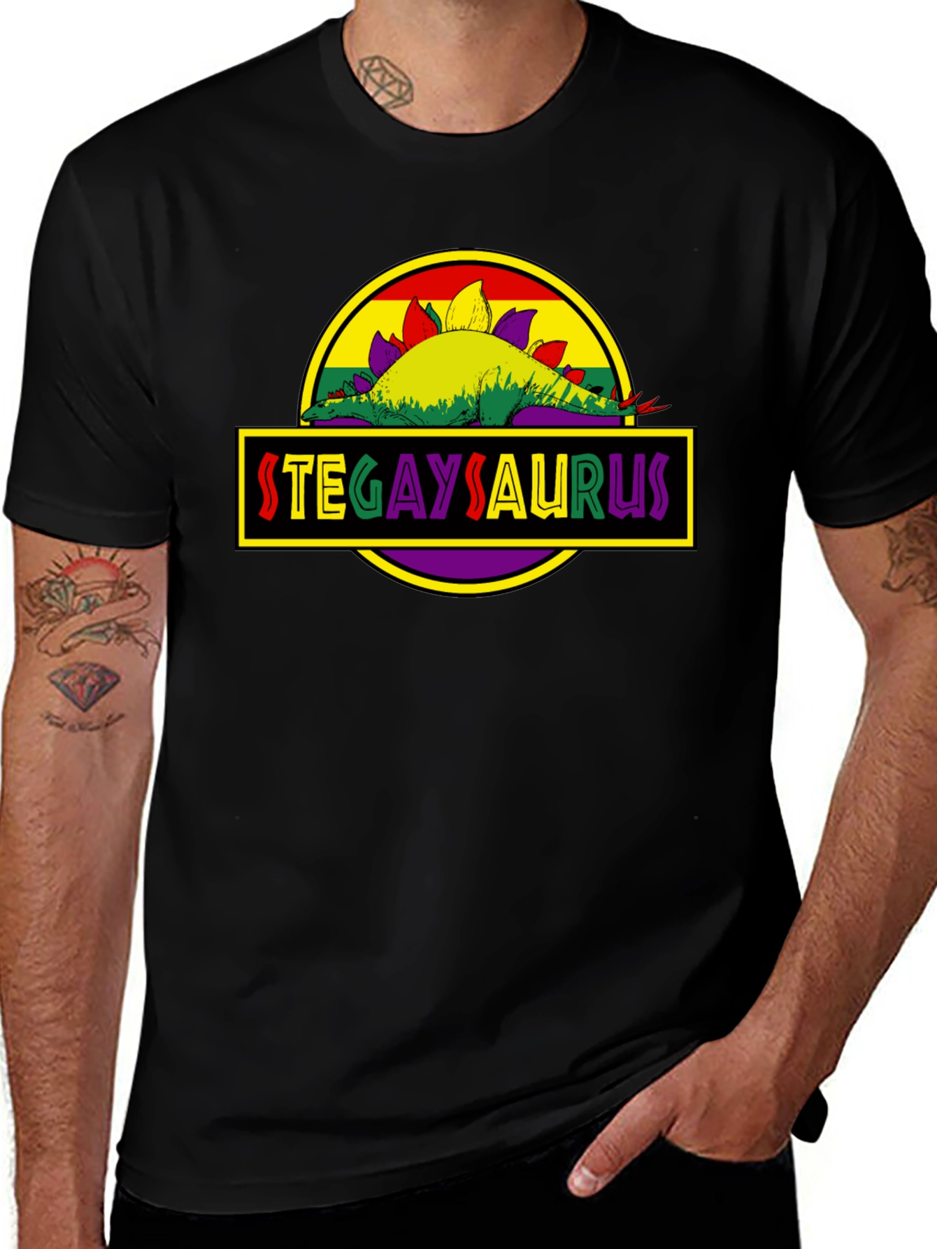Stegaysaurus Pride T-Shirt