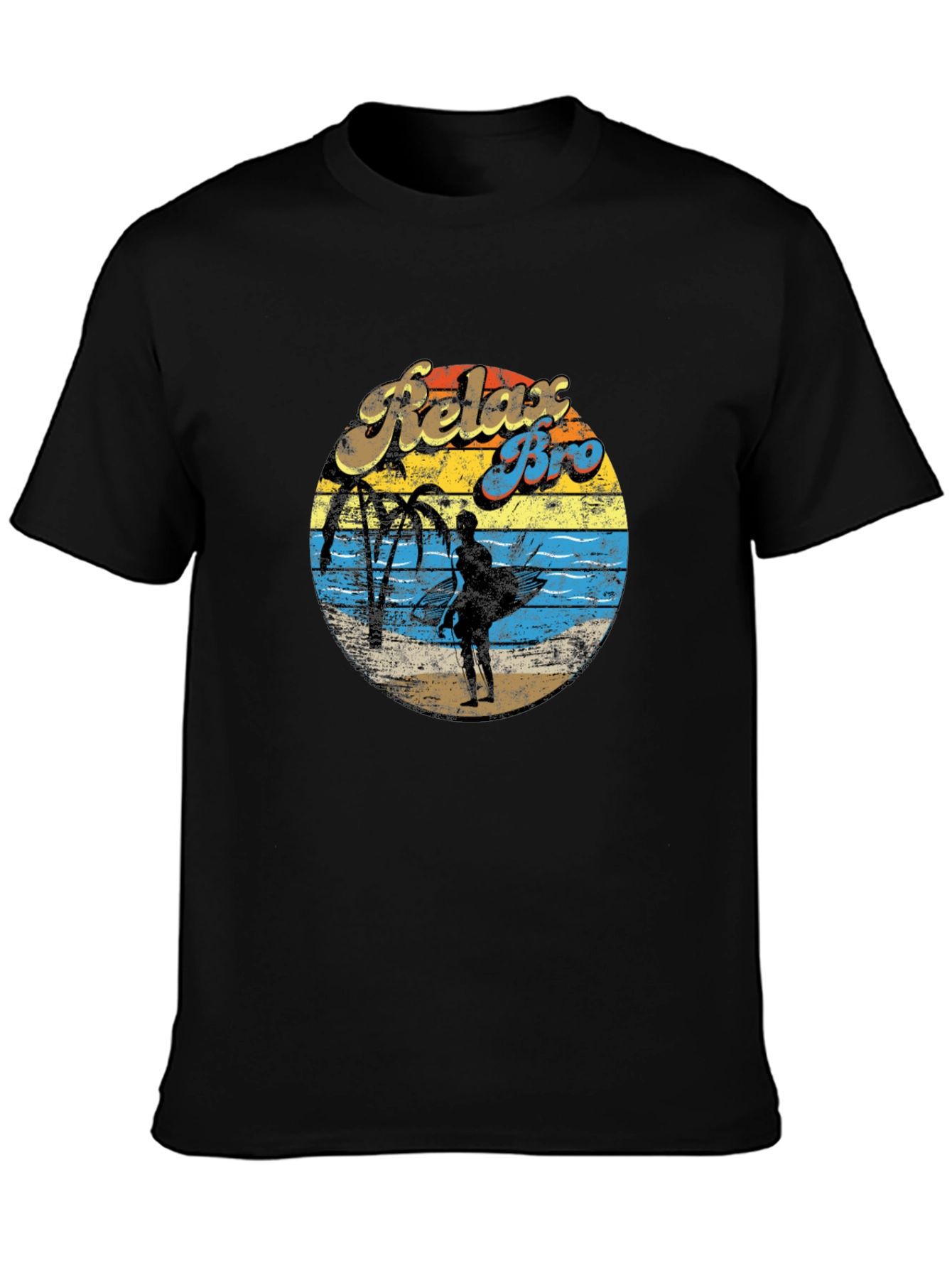 Relax Bro T-Shirt Beach Graphic