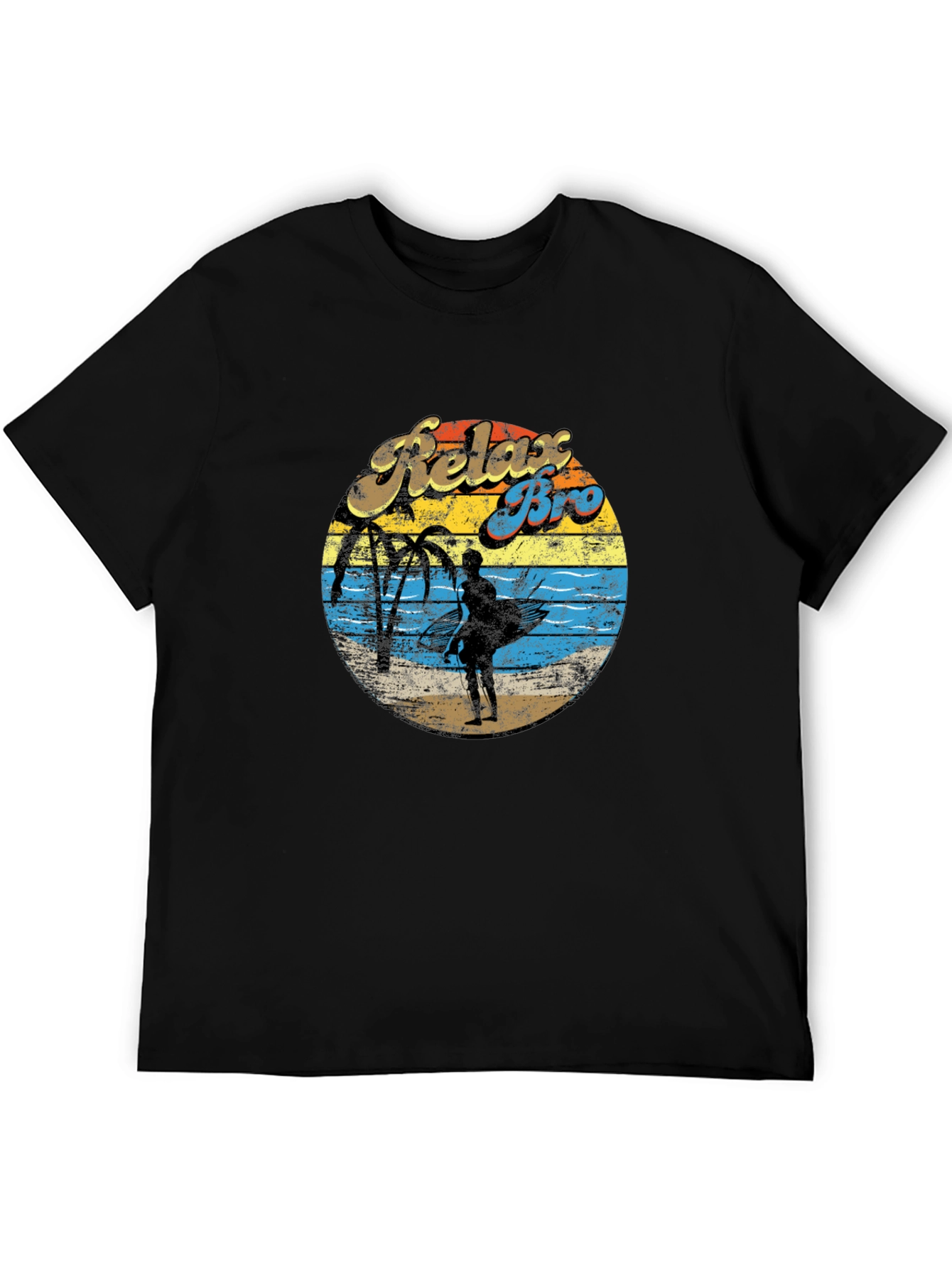 Relax Bro T-Shirt Beach Graphic