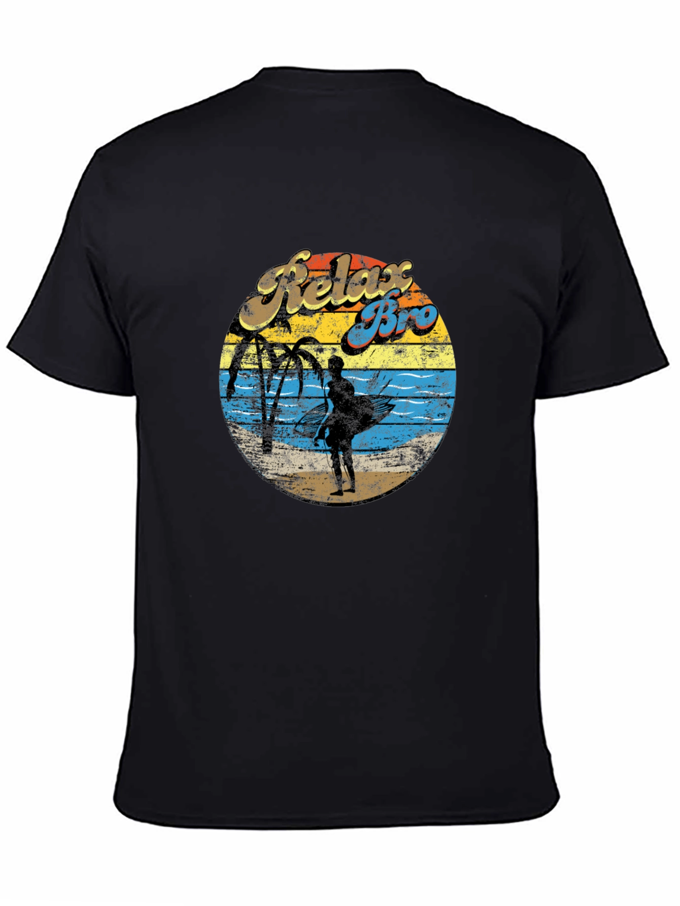Relax Bro T-Shirt Beach Graphic