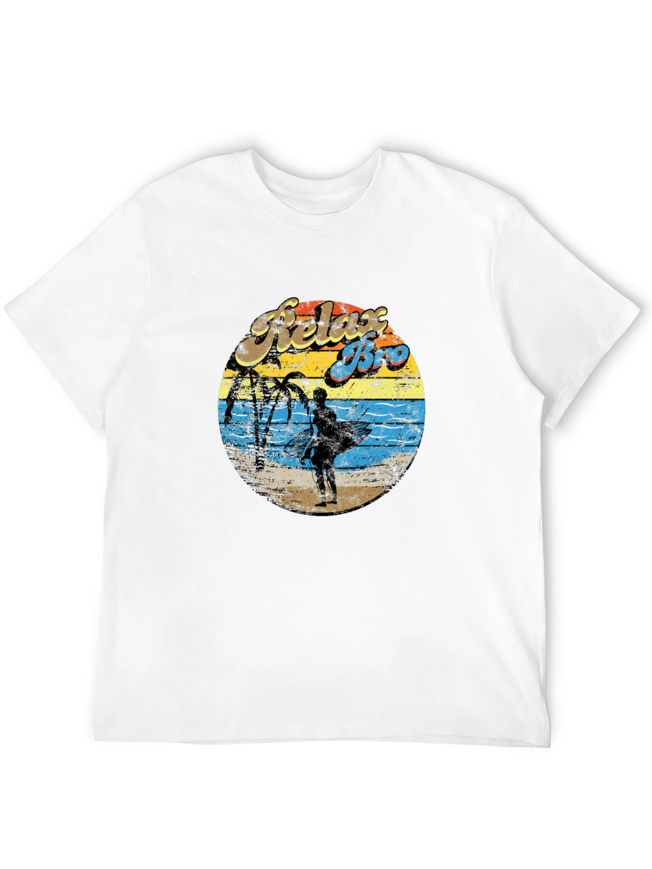 Relax Bro T-Shirt Beach Graphic