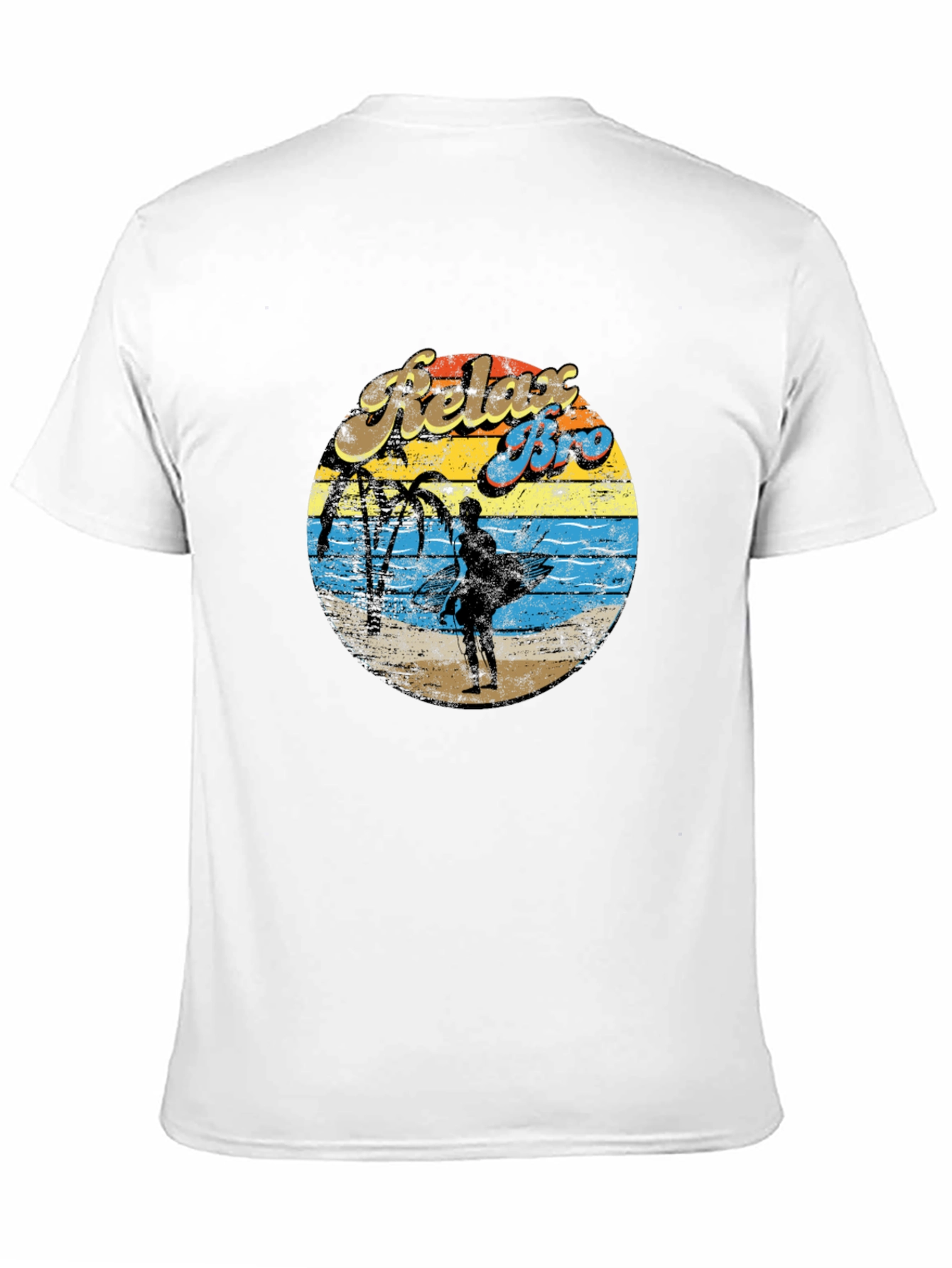 Relax Bro T-Shirt Beach Graphic