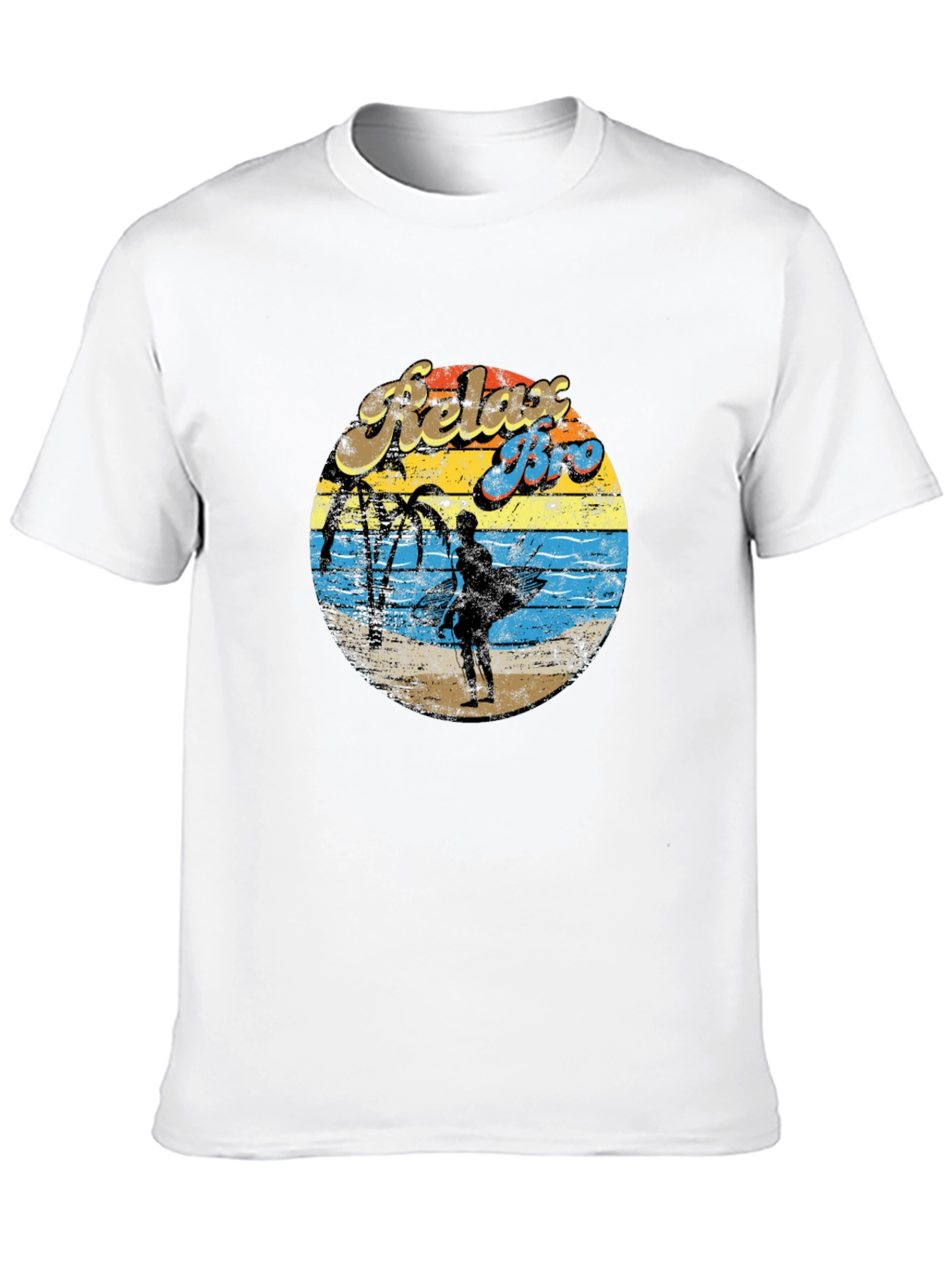 Relax Bro T-Shirt Beach Graphic