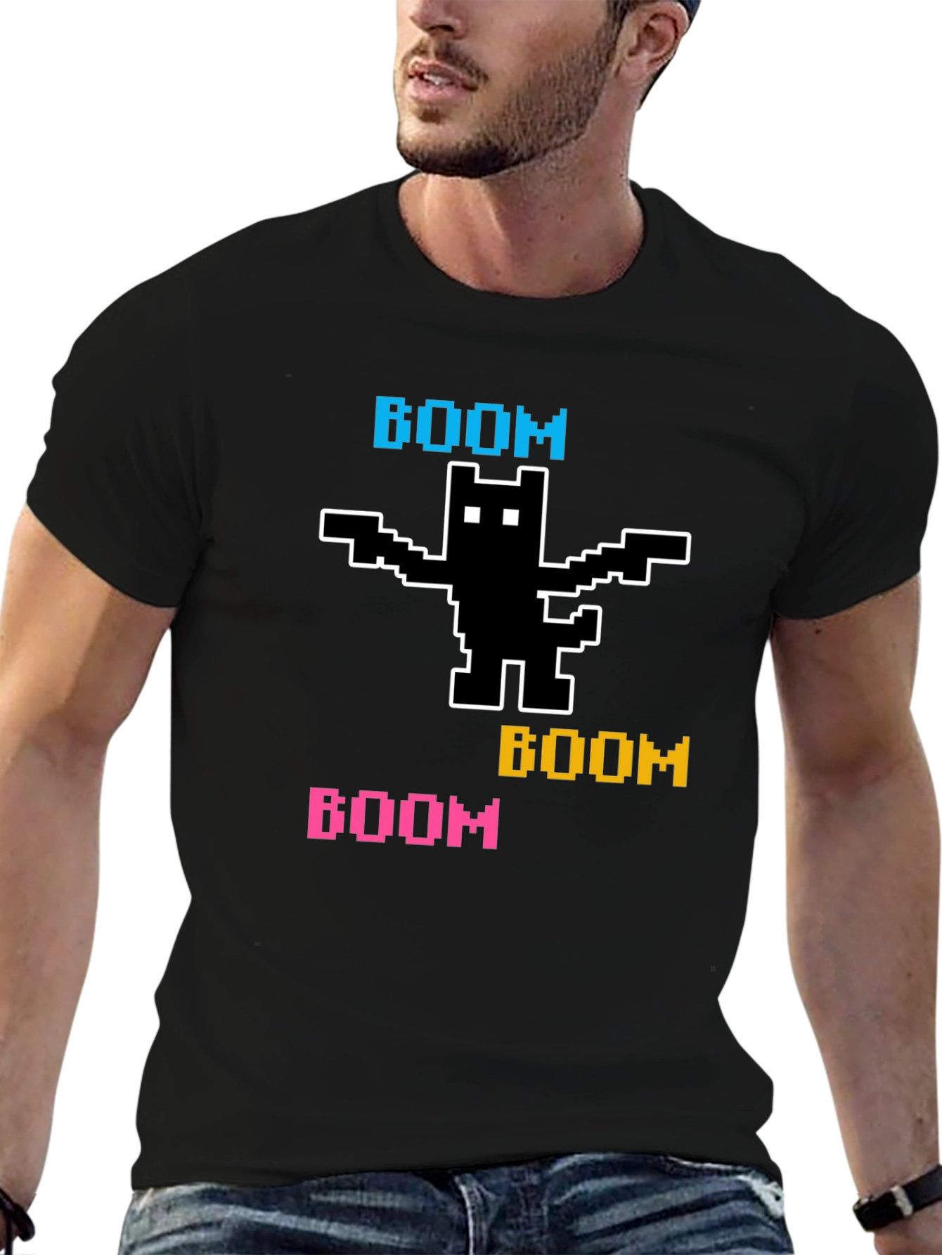 Pixelated BOOM Cat T-Shirt