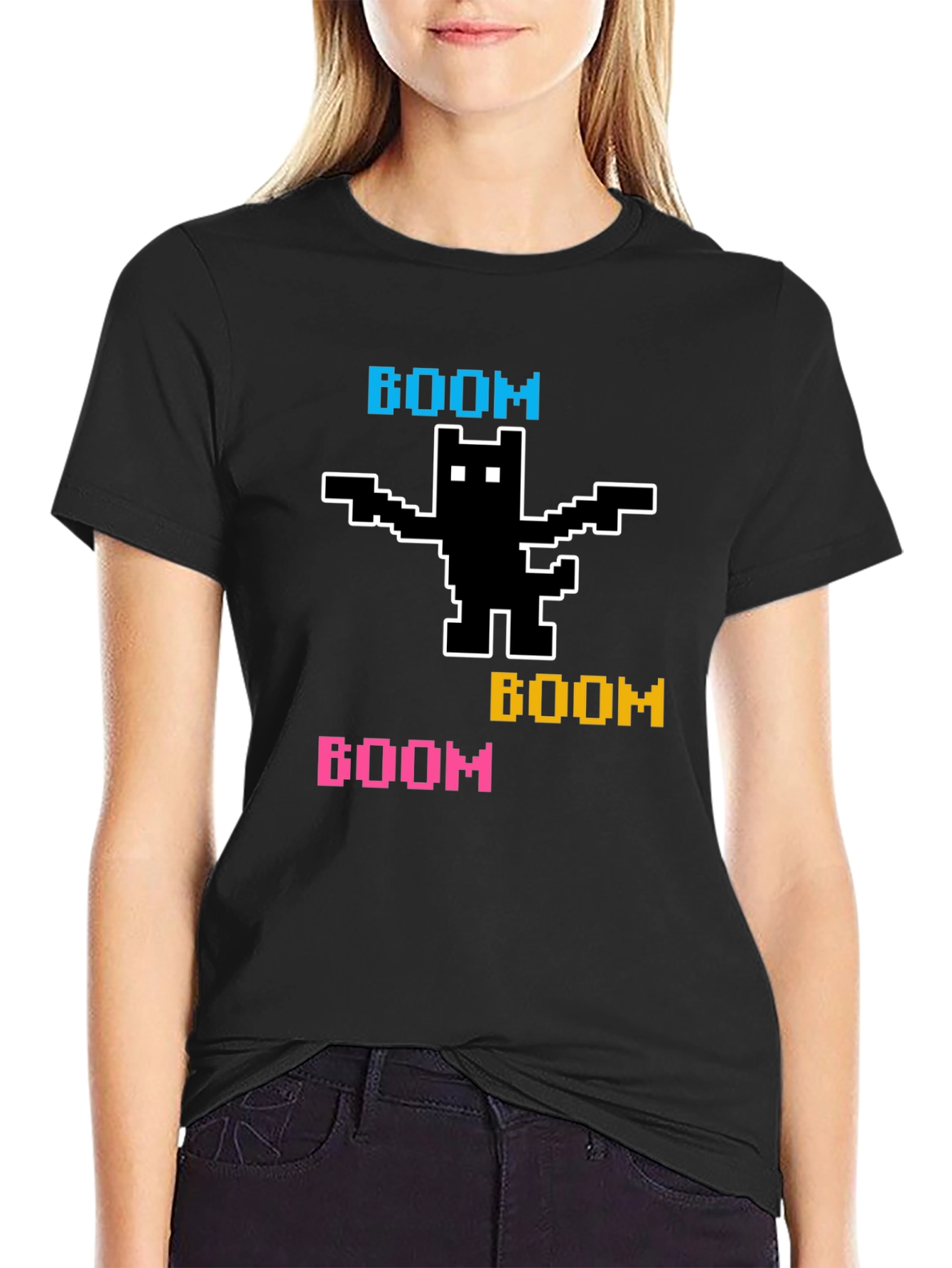 Pixelated BOOM Cat T-Shirt
