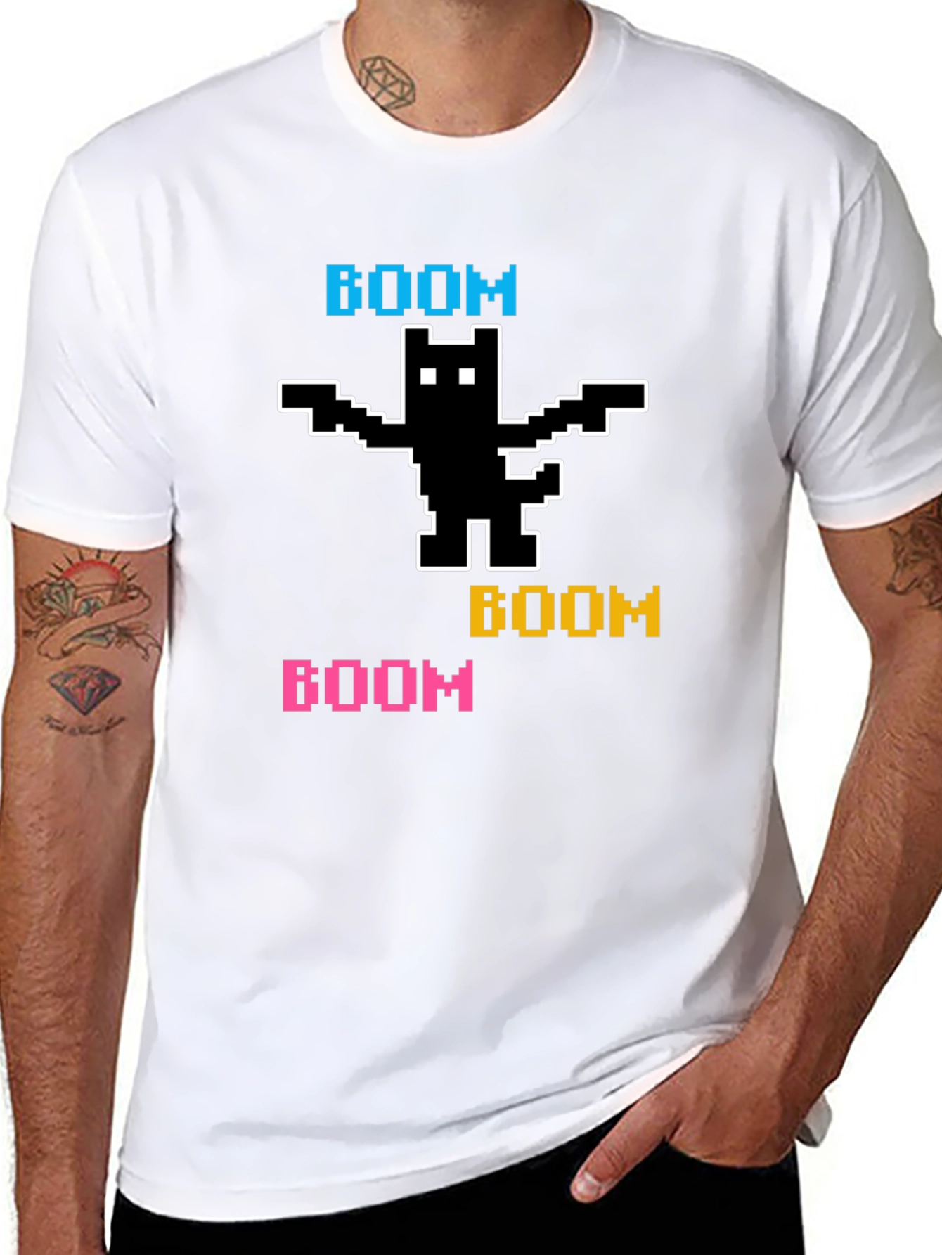 Pixelated BOOM Cat T-Shirt