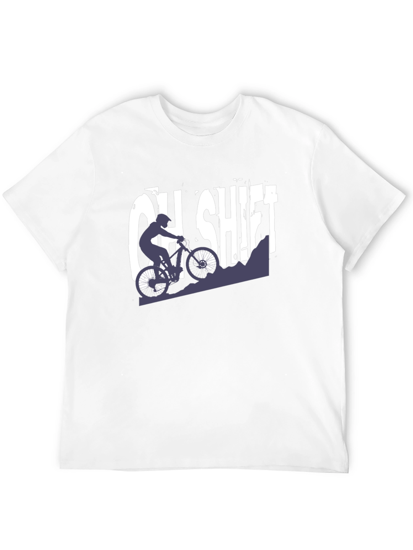 OH SHIFT Mountain Biking T-Shirt - Black