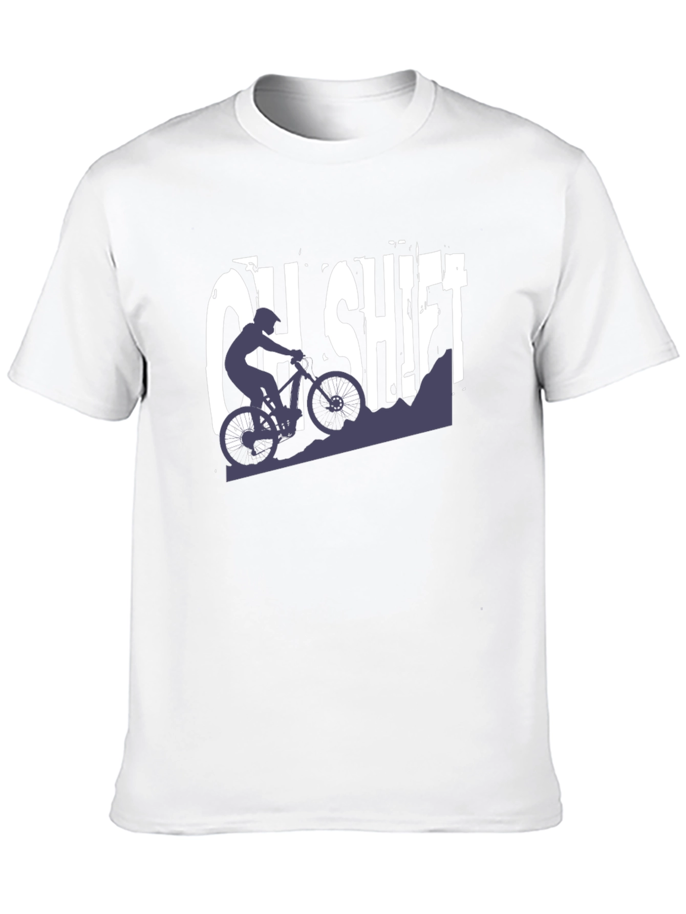 OH SHIFT Mountain Biking T-Shirt - Black