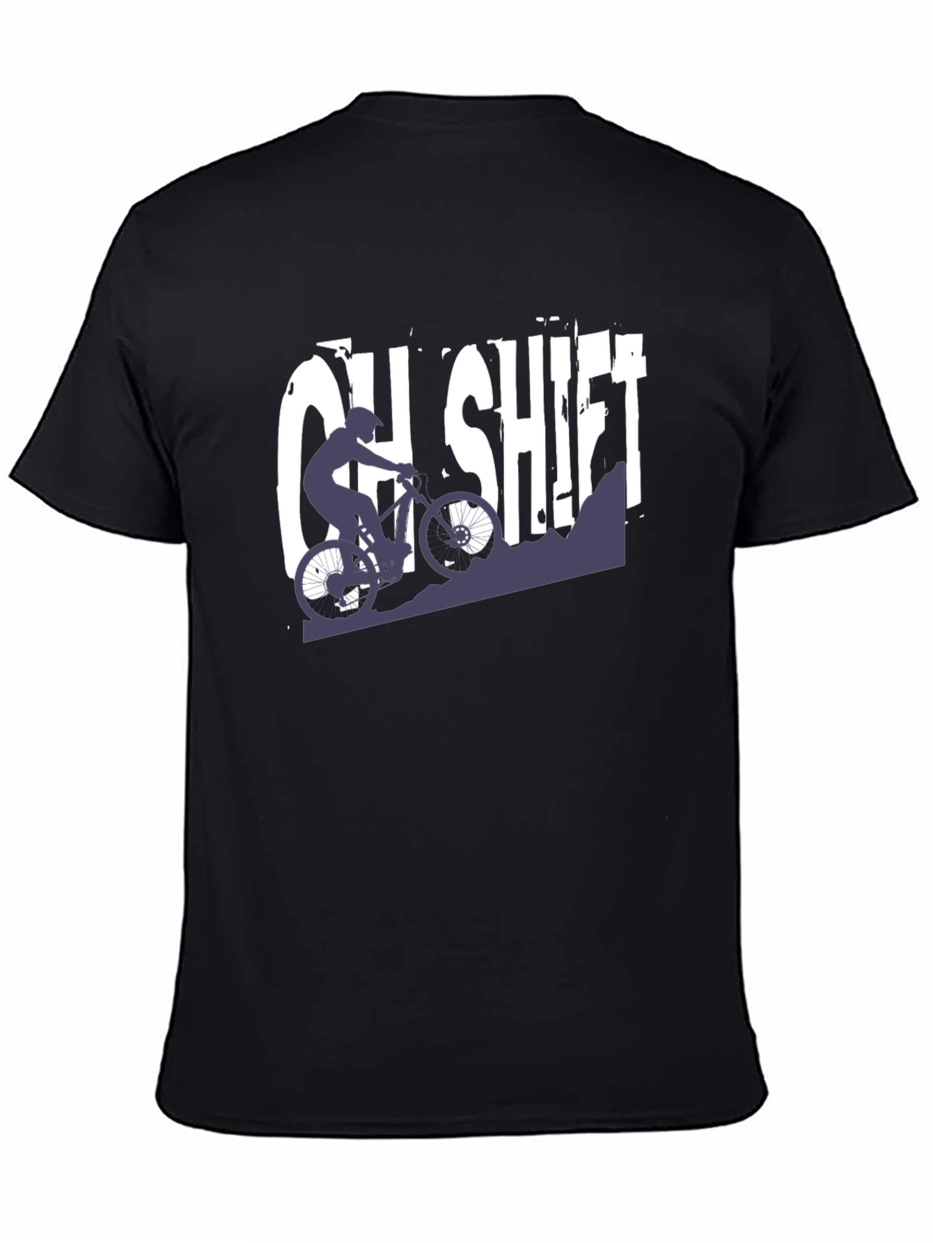 OH SHIFT Mountain Biking T-Shirt - Black
